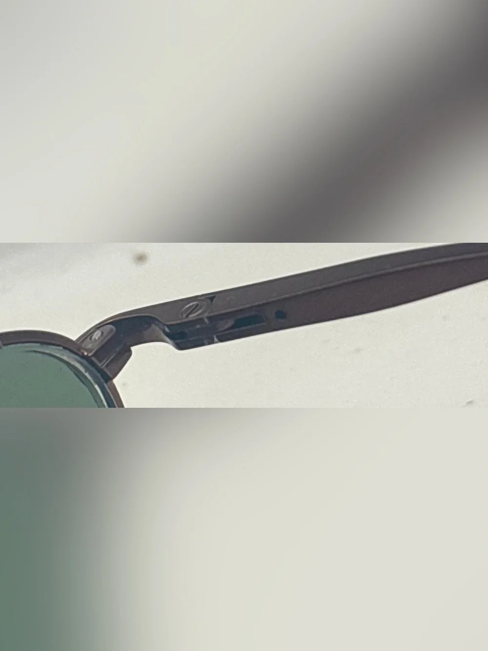TB417 Brown Oval Metal Sunglasses Frames Only